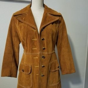 Vintage Boho Suede Leather Jacket